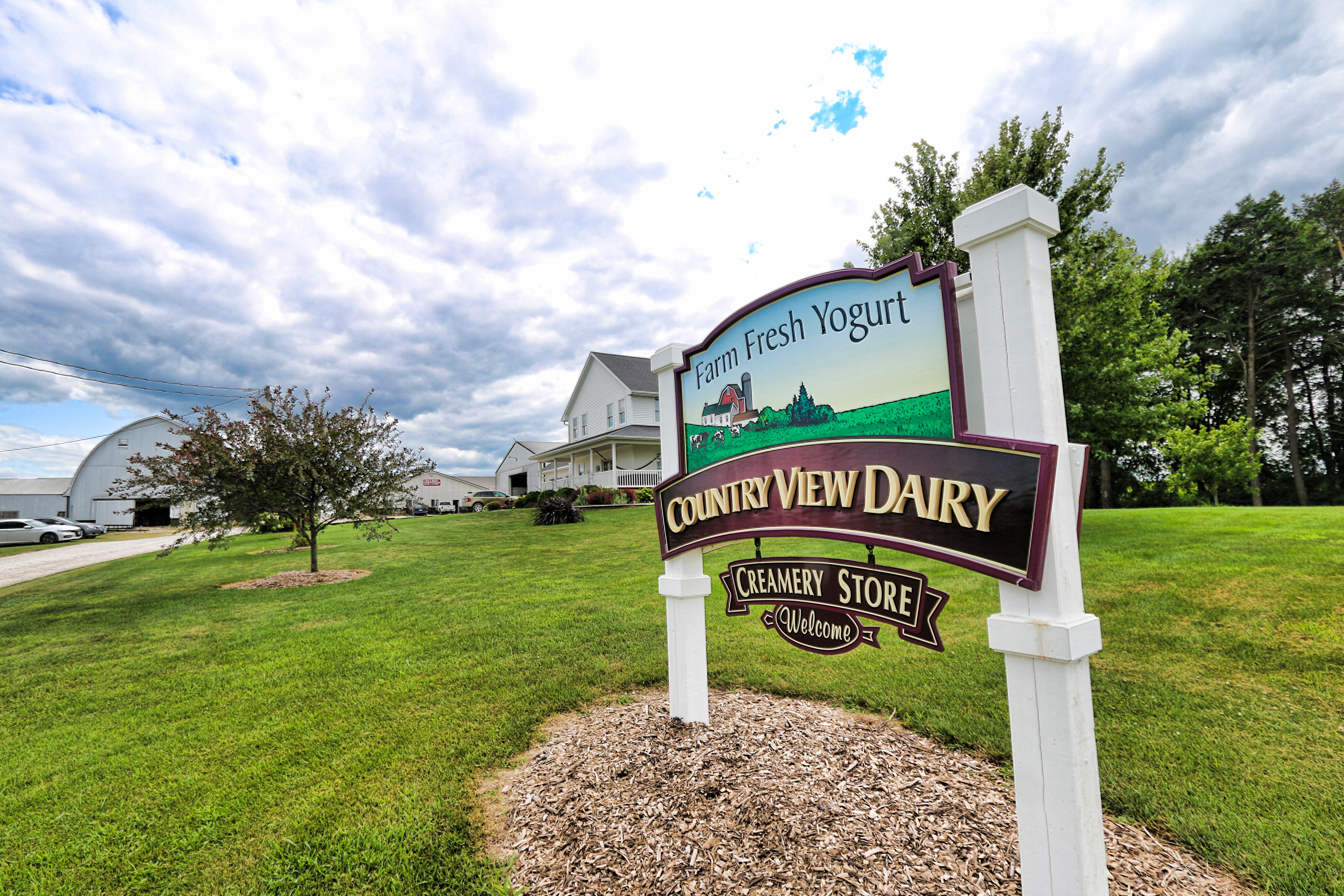 The Creamery & Farm Store is located on the family dairy farm along US Highway 18 1/2 way between West Union & Hawkeye