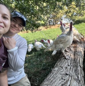 Anna and Shae Pesek with Over the Moon Farms