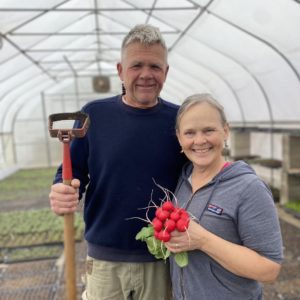John and Janna Wesselius with the Cornucopia