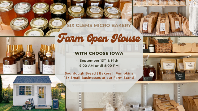 Six Clems Micro Bakery Farm Open House