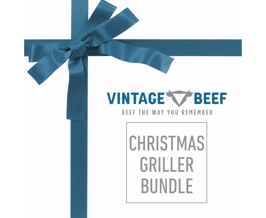 A Christmas Griller Bundle from Vintage Beef is available.