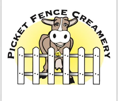 This is the Picket Fence Creamery logo