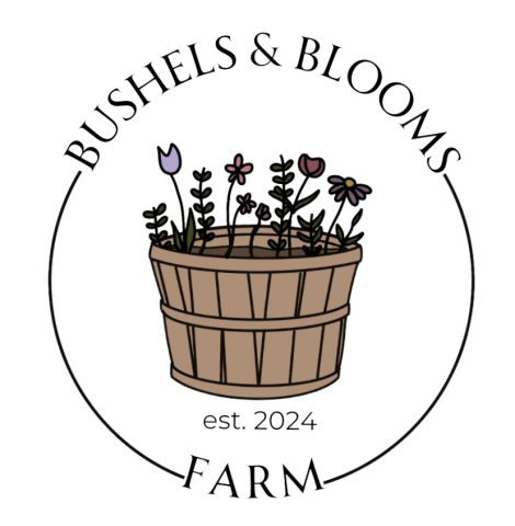 Bushels & Blooms Farm logo 