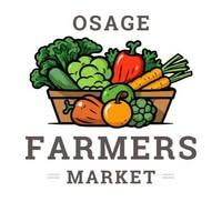 Osage Farmers Market logo with basket of produce