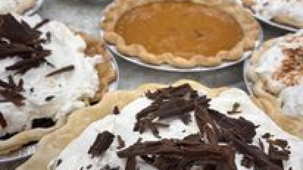 Made fresh/ from scratch pies