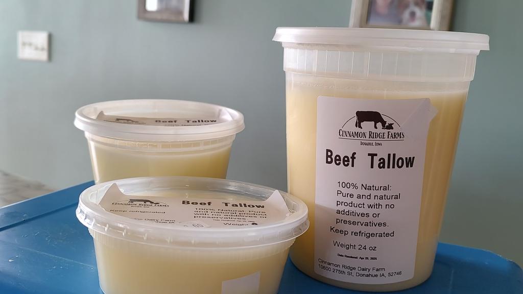 packages of beef tallow