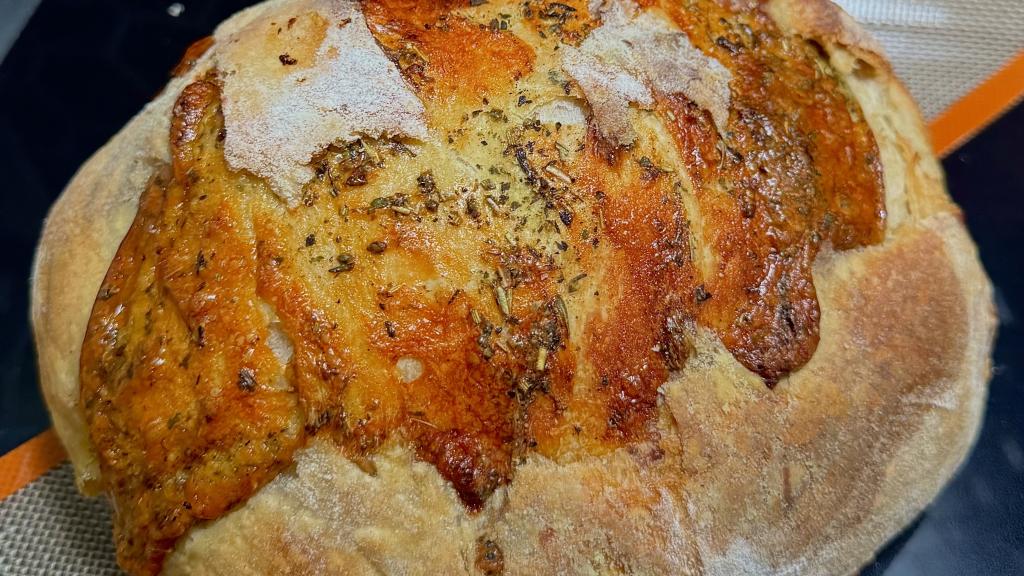 Italian Herb & Cheese Sourdough Loaf