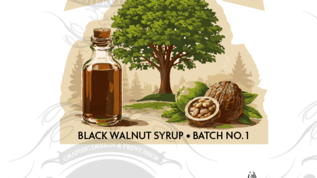 Ely Black Walnut Syrup &  EEz BEEz honey and products