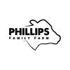 Phillips Family Farm logo with the farm name surrounded by the outline of a cow's head
